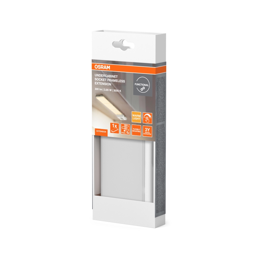 Osram - Разширителен комплект за LED осветително тяло за монтаж под шкаф UNDERCABINET LED/3,85W/36V 3000K 8,1x17,9 cm бяло