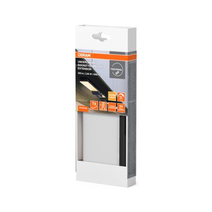 Osram - Разширителен комплект за LED подшкафно осветление UNDERCABINET LED/3,85W/36V 3000K 8,1x17,9 cm черен