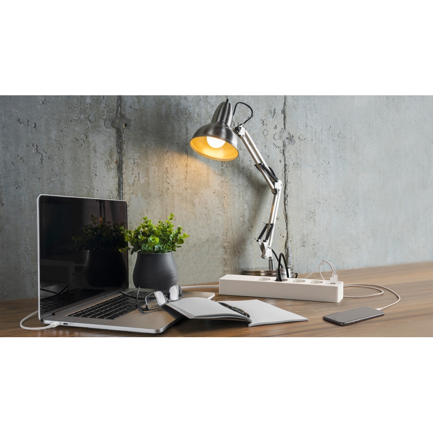 Osram - Разклонител SMART+ 4Z тип F + 2xUSB-A + 2xUSB-C Wi-Fi