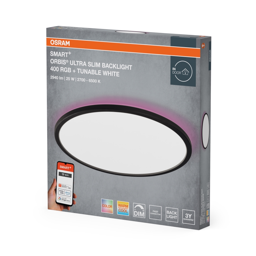 Osram - LED RGBW димируемо таванно осветително тяло SMART+ ORBIS LED/25W/230V Ø 40 см 2700-6500K Wi-Fi