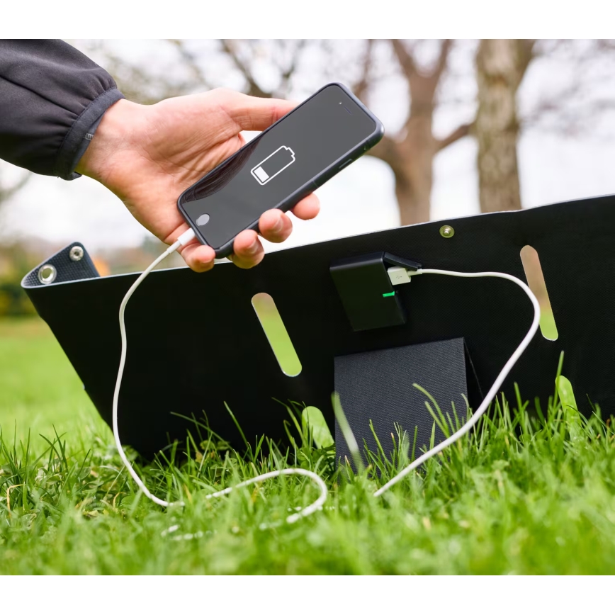 Osram - Соларен панел за автономно зареждане BATTERY CHARGE SOLAR 20W IP65