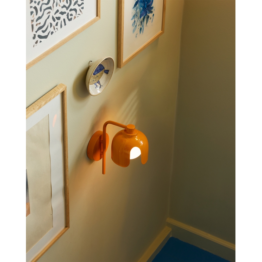 Osram - Стенна лампа DECOR COROLLE 1xG9/20W/230V оранжева