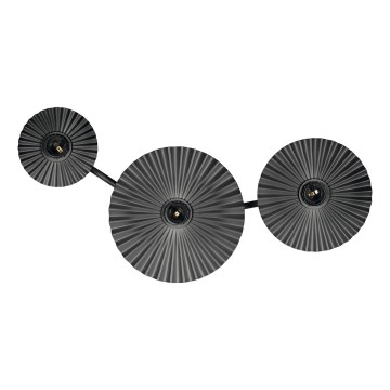 Osram - Стенно осветително тяло PLISSEE 3xE27/15W/230V антрацит