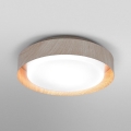 Osram - таванен плафон ORBIS MADRID 2xE27/10W/230V, Ø 29 см, дървесен декор