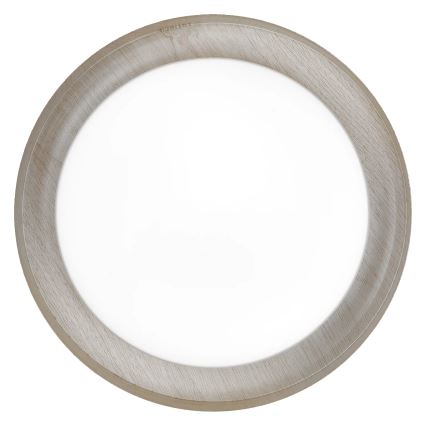 Osram - таванен плафон ORBIS MADRID 2xE27/10W/230V, Ø 29 см, дървесен декор