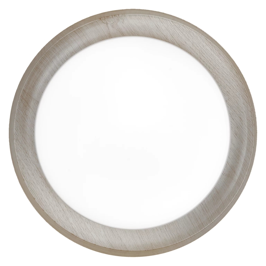 Osram - таванен плафон ORBIS MADRID 2xE27/10W/230V, Ø 29 см, дървесен декор