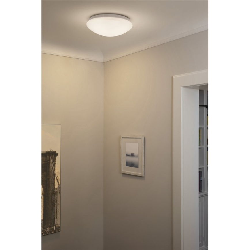 Osram - Таванно осветително тяло CEILING ESSENTIAL 2xE27/25W/230V, диаметър 35 см, бяло