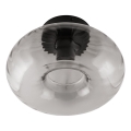 Osram - Таванно осветително тяло DECOR SMOKE 1xE27/12W/230V Ø 28 см черно/пушеносиво