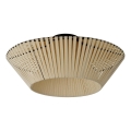 Osram - Таванно осветително тяло DECOR STRIPES 1xE27/10W/230V Ø 40,5 см бежово