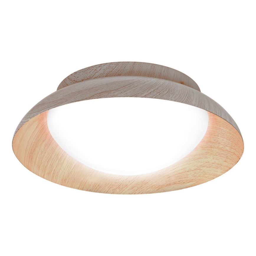 Osram - Таванно осветително тяло ORBIS MILAN 2xE27/10W/230V диам. 30,5 cm дървесен декор