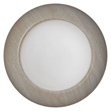 Osram - Таванно осветително тяло ORBIS MILAN 2xE27/10W/230V диам. 30,5 cm дървесен декор