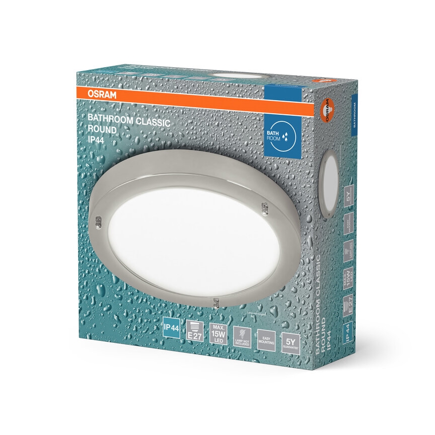 Osram - Таванно осветително тяло за баня BATHROOM CLASSIC 1xE27/15W/230V Ø 31 см IP44
