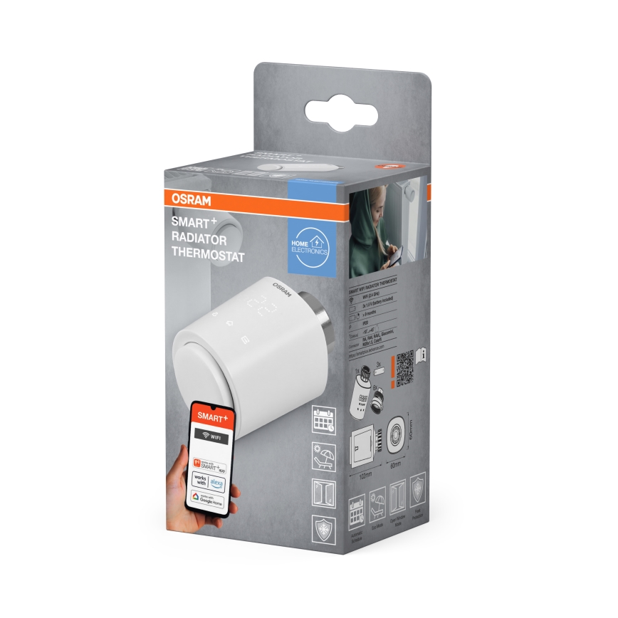 Osram - Термостатична глава SMART+ 3xAA Wi-Fi