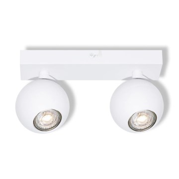 Osram - Точково осветително тяло SPOT SPHERAL 2xGU10/6W/230V бяло