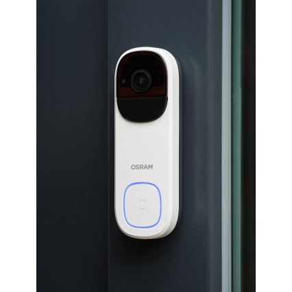 Osram - Умен видео звънец с вграден сензор 2K SMART+ 230V IP66 Wi‑Fi