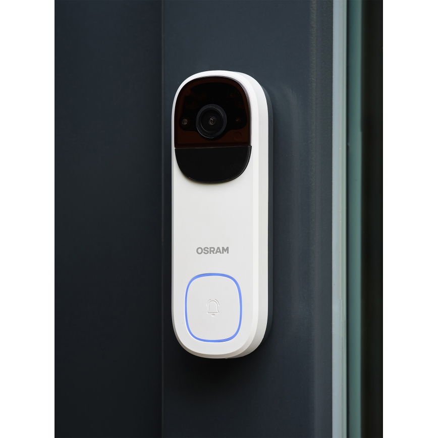 Osram - Умен видео звънец с вграден сензор 2K SMART+ 230V IP66 Wi‑Fi