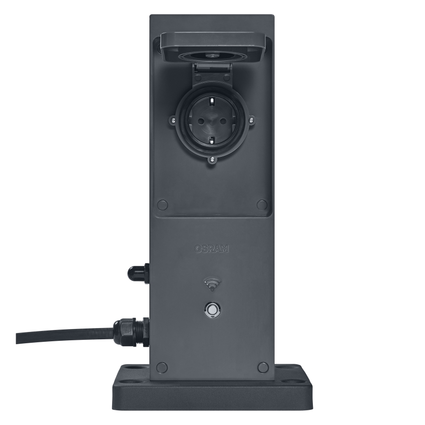 Osram - Умен външен стълб за контакти с 2 гнезда SCHUKO и Wi-Fi повторител IP44