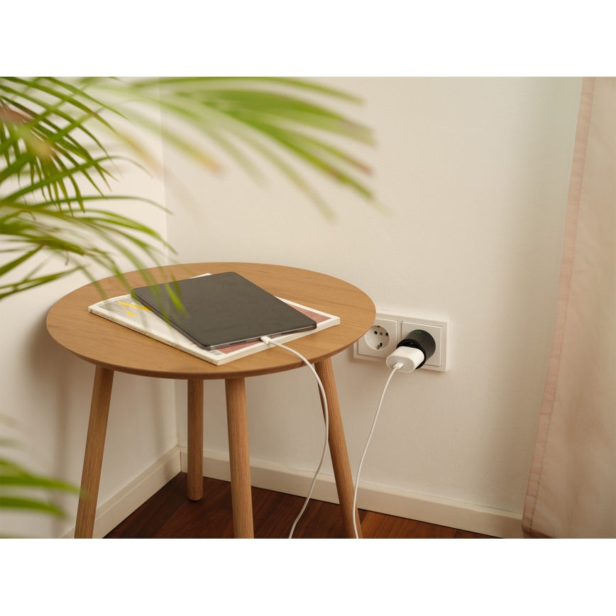 Osram - Умен контакт SMART+ MATTER SCHUKO 2300W/230V/10A Wi-Fi черен