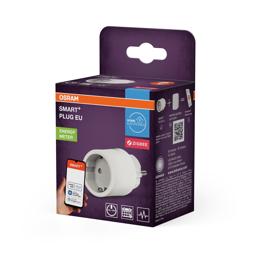 Osram - Умен контакт SMART+ SCHUKO 2300W/230V/10A бял