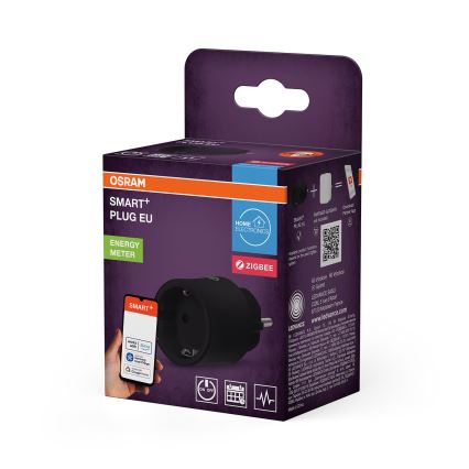 Osram - Умен контакт SMART+ SCHUKO 2300W/230V/10A черен