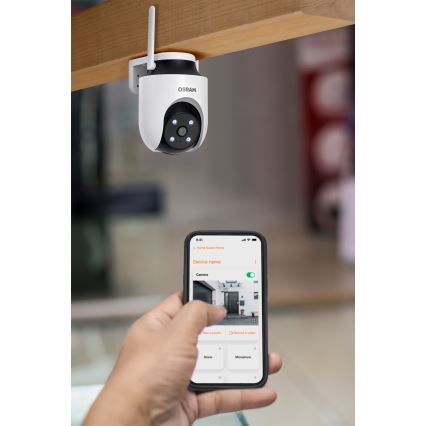 Osram - Умна външна 360° камера със 2K сензор SMART+ 230V IP67 Wi-Fi