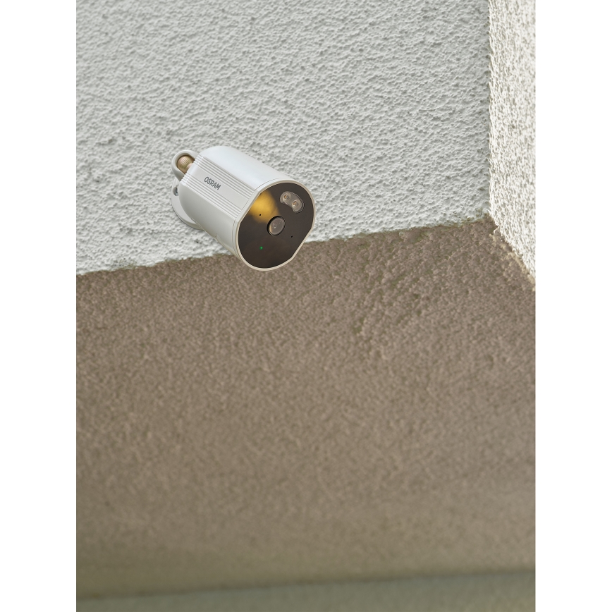 Osram - Умна външна камера със сензор 2K SMART+ 230V IP67 Wi-Fi