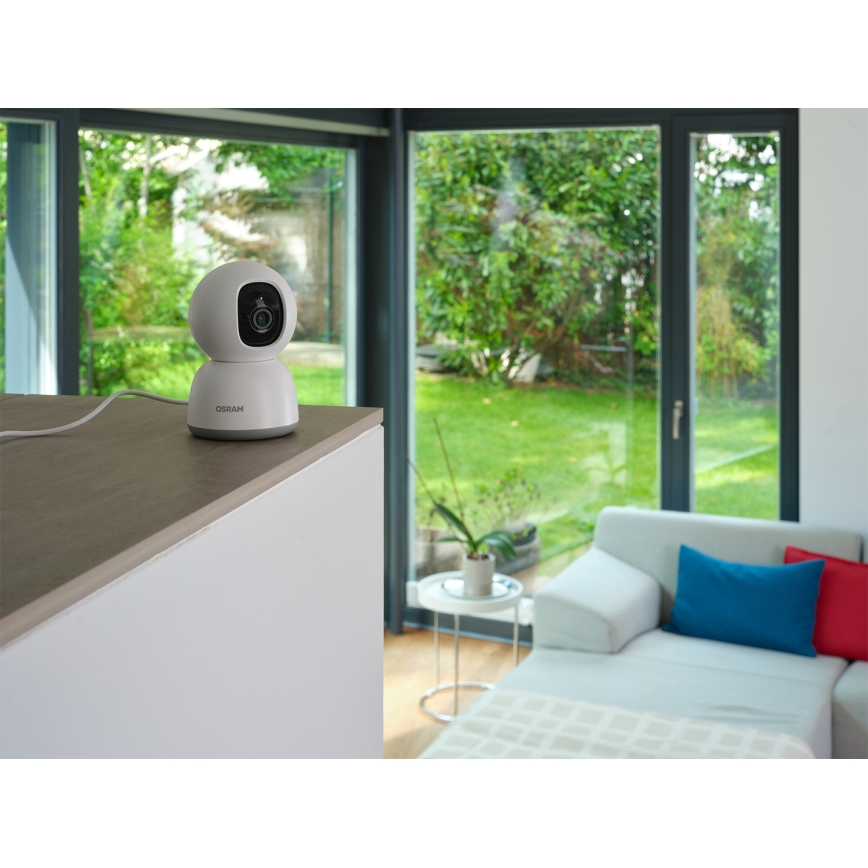 Osram - Умна вътрешна камера 360° с SMART+ 2K сензор 230V Wi-Fi