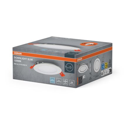 Osram - Вградено LED осветително тяло SLIM LED/8W/230V 6500K диаметър 12 см