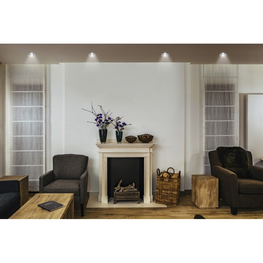 Osram - Вградено LED осветително тяло SPOT TWIST LED/5W/230V 4000K Ø 7 см бяло/черно