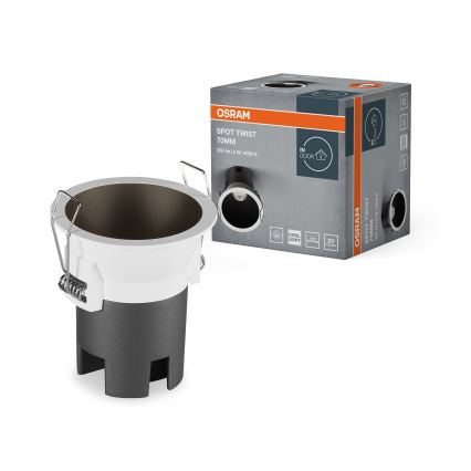 Osram - Вградено LED осветително тяло SPOT TWIST LED/5W/230V 4000K Ø 7 см бяло/черно