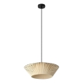 Osram - Висяща лампа на кабел DECOR STRIPES 1xE27/10W/230V, диаметър 40,5 см, бежова