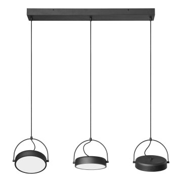 Osram - висяща LED лампа на кабел DECOR PUCK 3xLED/12W/230V CRI 90 черна