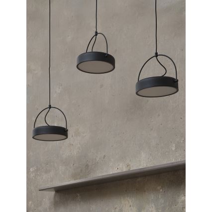 Osram - висяща LED лампа на кабел DECOR PUCK 3xLED/12W/230V CRI 90 черна