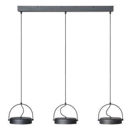Osram - висяща LED лампа на кабел DECOR PUCK 3xLED/12W/230V CRI 90 черна