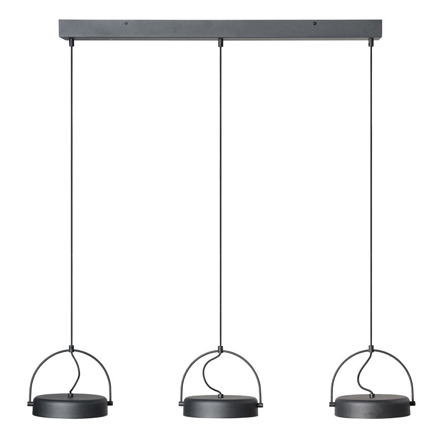 Osram - висяща LED лампа на кабел DECOR PUCK 3xLED/12W/230V CRI 90 черна