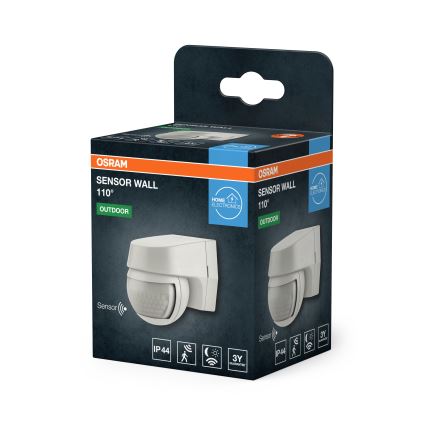 Osram - Външен инфрачервен сензор за движение 230V IP44 бял