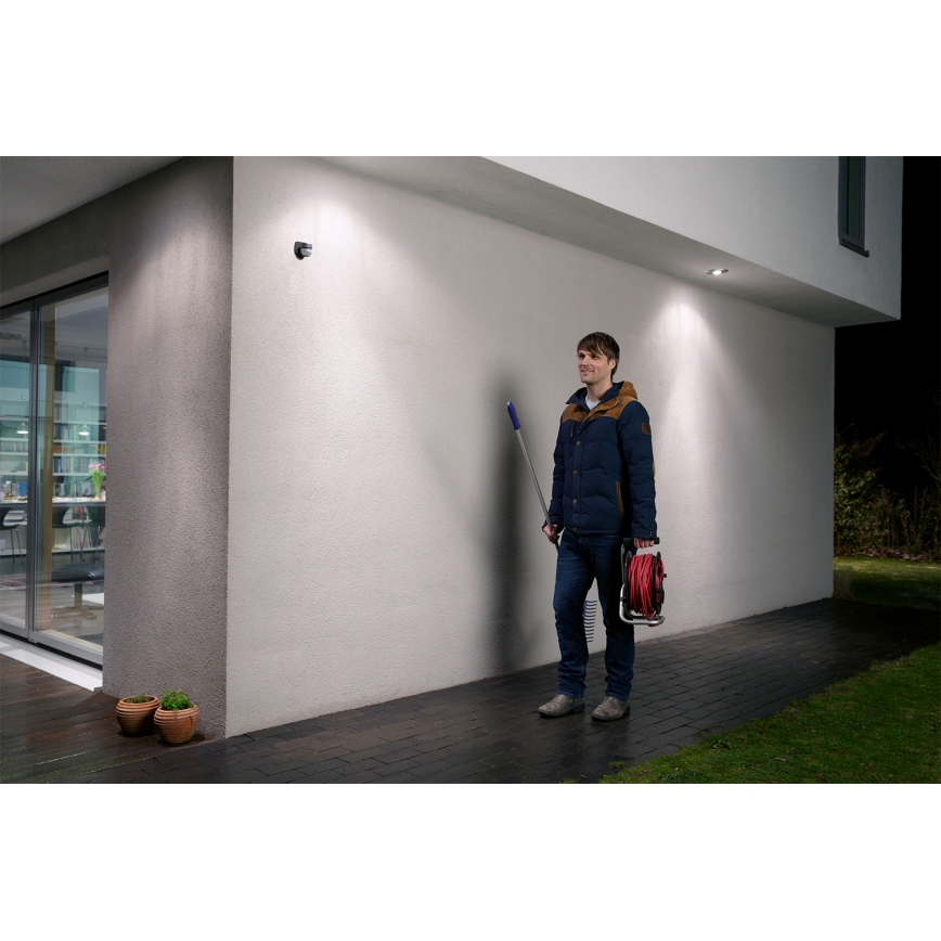 Osram - Външен инфрачервен сензор за движение 230V IP44 черен