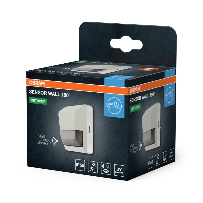 Osram - Външен инфрачервен сензор за движение 230V IP55 бял