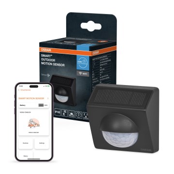Osram - Външен соларен сензор за движение SMART+ 3,7V антрацит IP65 Wi-Fi 800 mAh
