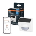 Osram - Външен соларен сензор за движение SMART+ 3,7V бял IP65 Wi-Fi 800 mAh