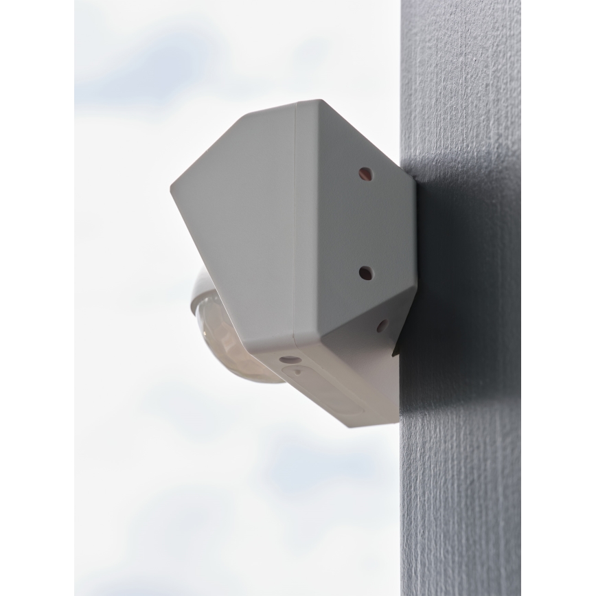 Osram - Външен соларен сензор за движение SMART+ 3,7V бял IP65 Wi-Fi 800 mAh