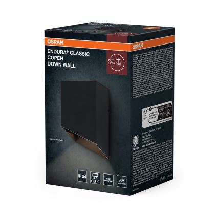 Osram - Външно стенно осветително тяло ENDURA CLASSIC 1xGU10/5W/230V IP54 антрацит