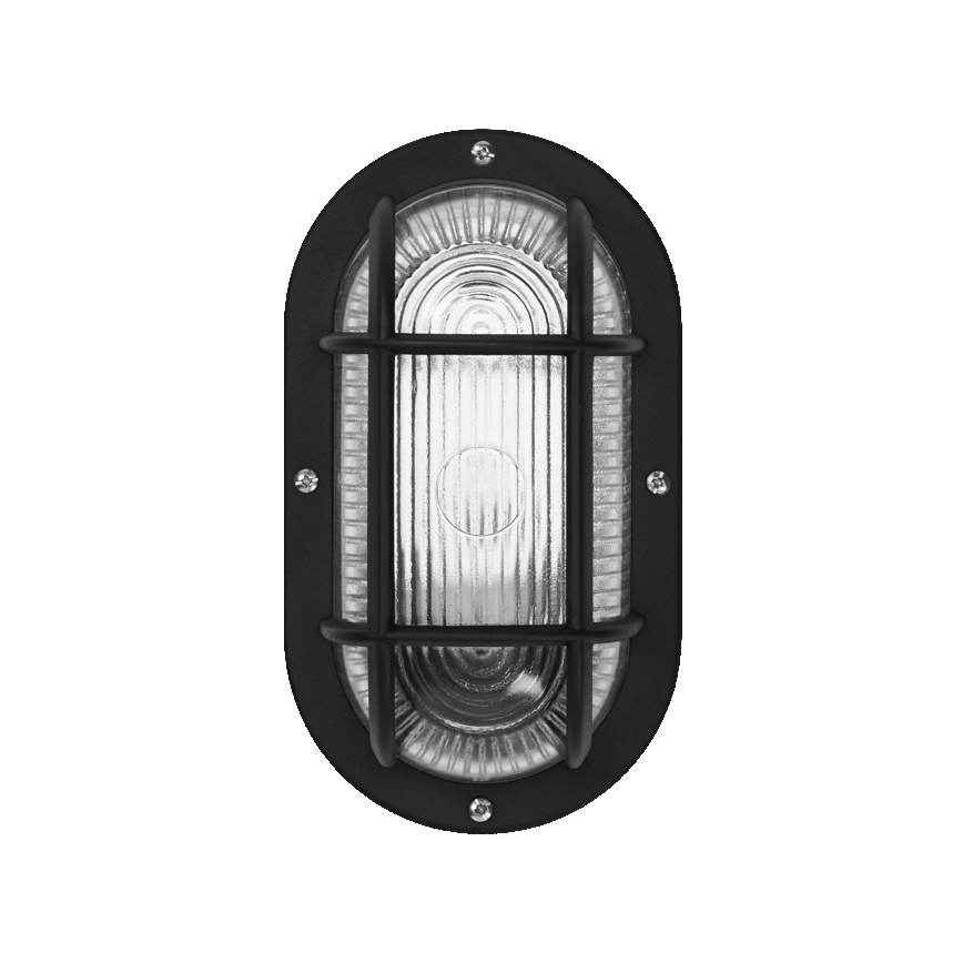 Osram - Външен стенен осветител BULKHEAD 1xE27/10W/230V IP54 черен