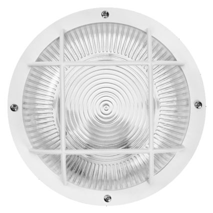 Osram - Външна стенна лампа BULKHEAD 1xE27/10W/230V Ø 19 см IP54 бяло