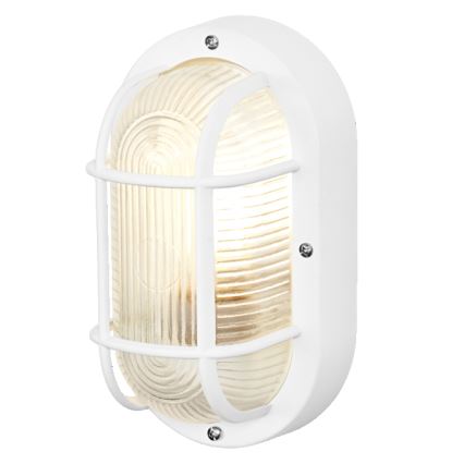 Osram - Външно стенно осветително тяло BULKHEAD 1xE27/10W/230V IP54 бяло