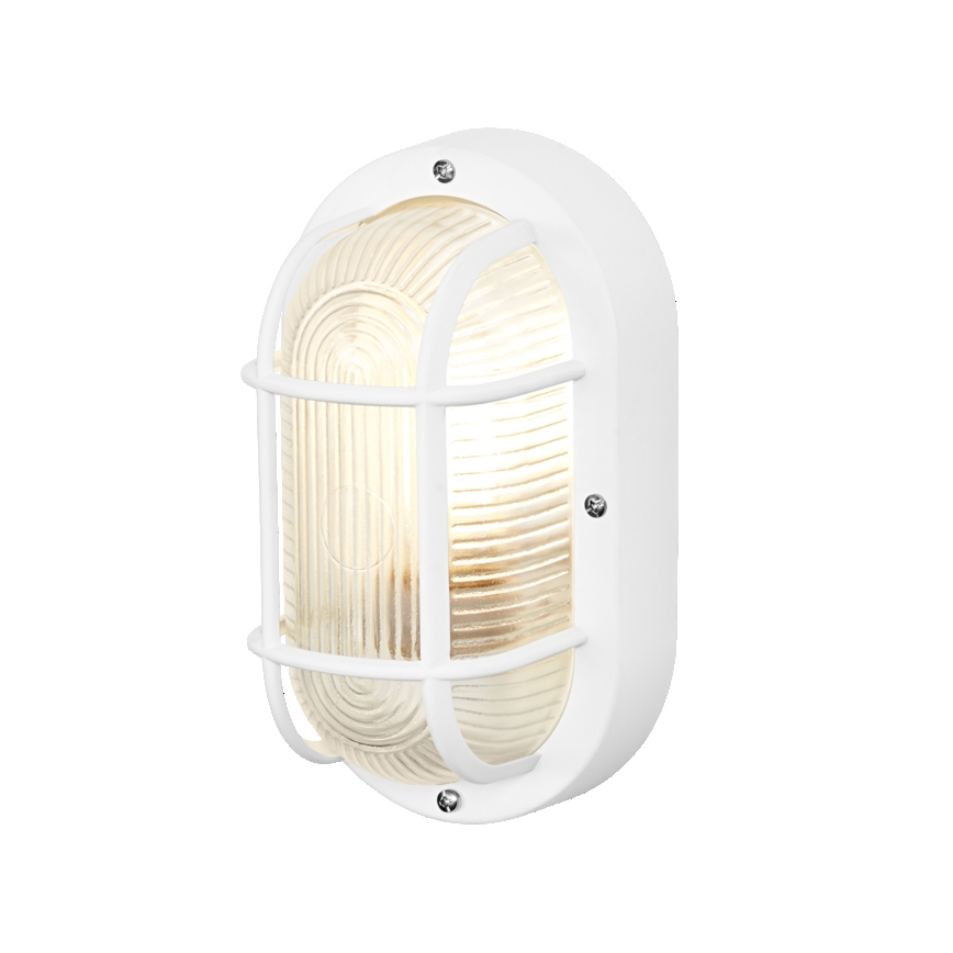 Osram - Външно стенно осветително тяло BULKHEAD 1xE27/10W/230V IP54 бяло
