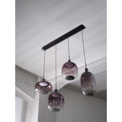 Osram - Захранващ кабел NEEDLE PENDANT 4xE27/25W/230V антрацит