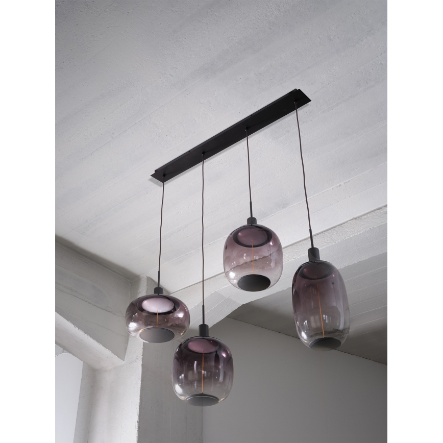 Osram - Захранващ кабел NEEDLE PENDANT 4xE27/25W/230V антрацит