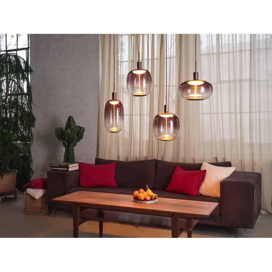 Osram - Захранващ кабел NEEDLE PENDANT 4xE27/25W/230V антрацит