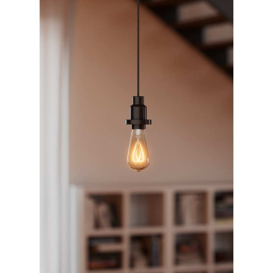 Osram - Захранващ кабел PENDULUM 1xE27/40W/230V черен